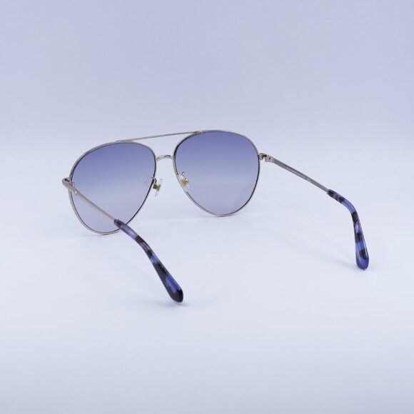 Kate Spade CAROLANE/F/S 0KY2 DG Sunglasses Gold Aviator Frame, Violet Lenses main image 7